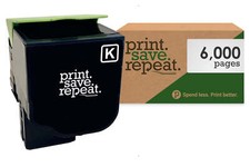 Print.Save.Repeat. Lexmark C241XK0 Black Toner Cartridge C2425 MC2425 [6K] picture