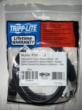 Tripp Lite Model P580-006 Display Port  male to male Cable 6 Ft. New picture