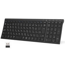 Wireless keyboard, JIS standard, Japanese layout, ultra-thin, with numeric keypa picture