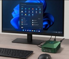 Mini PC, computer With Celeron N4500 4GB DDR4 128GB M.2SSD 4K UHD Triple Display picture