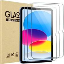 3-Pack Tempered Glass Screen Protectors for iPad A16 11-inch 2025/10.9 2022 picture