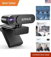 Ultra-Compact 2K Webcam - No Mic, USB, Ideal for Remote Work and Streaming picture