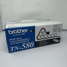 Genuine Brother TN-580 TN580 BLACK High Yield Toner Cartridge Sealed Box NEW picture