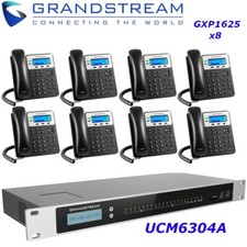 - AUDIO ONLY - Grandstream UCM6304A IP PBX 4FXO 4FXS Appliance + 8 GXP1625 picture