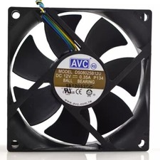 AVC 8025 DS08025B12U DC12V 0.70A 8CM 4-Pin Cooling Fan picture