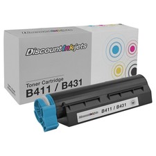 BLACK Toner for Okidata 44574701 BLACK Toner Cartridge OKI B Series B411d B411dn picture
