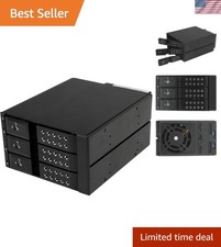 3-Bay Hot Swap Backplane for 3.5in SAS II/SATA III - 6 Gbps HDD - Aluminum Tr... picture