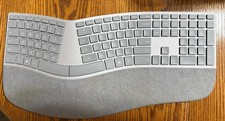 Microsoft Surface Ergonomic Wireless Keyboard Used Tested Working Bluetooth picture