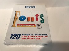Expert Fonts for Windows computer program 1993 picture
