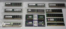 Lot of 13 Mixed Brand 256MB 512MB 1GB Kingston Micron DDR DDR2 RAM Memory picture