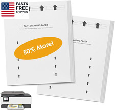 15-Pack Letter Size Printer Cleaning Sheets for Laser and Inkjet Copier Fax Roll picture