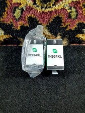 Lot of 2 Supricolor High Yeld 934XL black Ink Officejet Printer Cartridges  picture