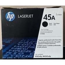 Genuine hp Q5945A (45A) Black Print Cartridge LaserJet 4345 mfp, M4345 mfp picture