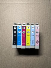 Set of 6 Epson 79 inks. No bags, nozzle seals and air vents are intact. picture