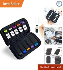 Neoprene USB Flash Drive Organizer - 10 Slots for Stylish Workspace Management picture