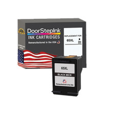 DoorStepInk Compatible Ink Cartridges for HP 65XL Black MICR-USA picture