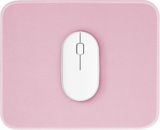 Pink Mouse Pad Gaming 10.2 x 8.2 Inch 3mm Non Slip Rubber Stitched Edge picture