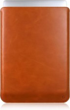 Genuine Full Grain Leather Laptop Sleeve for MacBook Pro & Air 13, 14, 15, 16 In picture