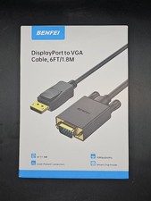 DisplayPort to VGA Adapter, Benfei DP DisplayPort to VGA 6 Feet Cable picture