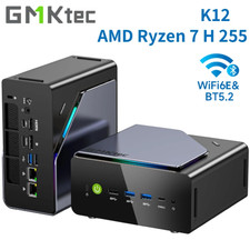 GMKtec K12 Mini PC Ryzen 7 255 8745HS Radeon 780M WiFi 6E USB-C Desktop picture
