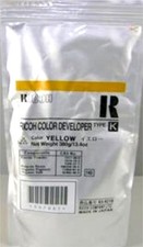 Genuine ricoh 887881 Type K Yellow Developer A2589680 (1) Factory Sealed Bag picture