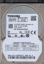 MK6461GSY HDD2E81 D UL02 T F/W: MC001D Toshiba 500GB picture