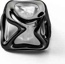 XVX Black Custom Keycaps, Metal Liquid Transparent Key Caps, 1U Keyboard Keycaps picture