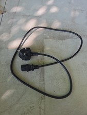 UK Type G 3 Pin to IEC C13 Power Cord Computer Monitor Cable Black Fused picture