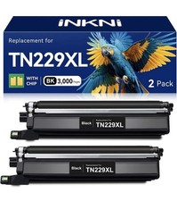 TN229 / TN229XL High Yield Toner Cartridge (2-Black) Replacement for Brother picture