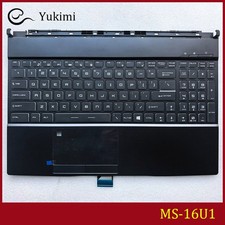 MS-16U1 MS-16U2 MS-16U6 FOR MSI GE65 C Shell Upper Palmrest RGB Backlit Keyboard picture