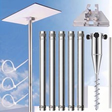 10FT Gen 3 Starlink Pole Mount, Starlink Mount with Pipe Adapter, Starlink Groun picture