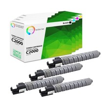 4Pk TCT Premium C2000 BCMY for Ricoh Aficio MP C2000 C2500 Compatible Toner picture