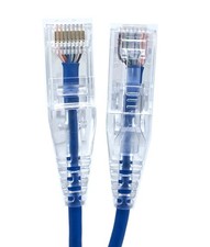 50ft Ultra Slim Cat6 Patch Cable (Blue) picture