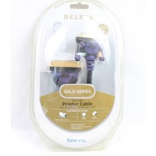 Belkin IEEE 1284 Printer Cable 6Ft 36-Pin Centronics Male to 25-Pin DB-25 Gold picture