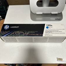 GENUINE HP 130A (CF351A) Cyan Toner Laserjet Print Cartridge - NEW SEALED BOX picture