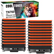 20PK Compatible With Brother TN760 Toner Cartridge HL-L2370DW DCP-L2550DW TN730 picture