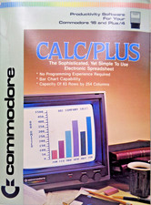 COMMODORE 16/+4 -- CALC/PLUS (COMMODORE - CARTRIDGE) #CIB picture