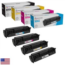 LD Toner Cartridge 4-Pack CE410X Black CE411A Cyan CE413A Magenta CE412A Yellow picture