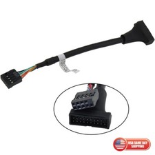 USB 3.0 20 Pin Male to Female USB 2.0 9 Pin PC Motherboard Adapter Switch Cable picture