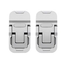 2 PCS White Portable Keyboard Riser Dual Tilt Angle Adjustment Stand Desk picture