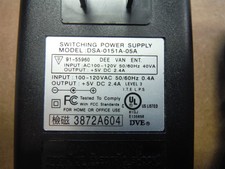 DVE DSA-0151A-05A Switching Power Supply Input 100-120VAC Output + 5V DC *D49 picture
