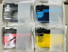 New Genuine Brother LC406/LC406XL 4PK Black Color Starter Ink Cartridges picture