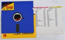 Vtg Kodak Computer Floppy Disk-Collectible, Untested (Antic Jun-Jul 90 Golf) picture