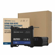 Teltonika RUT951 I LTE WiFi Cellular Router - 4G LTE (CAT 4) TELRUT951A00800 picture