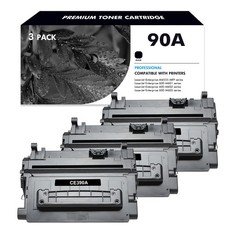 3PK CE390A 90A Toner Cartridge For HP Laserjet Enterprise 600 M601dn M601n M602n picture