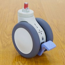 Ergotron-New-98-069 _ ERGOTRON SV THREE FUNCTIONS TRACKING CASTER   WH picture