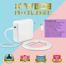 87W USB C Adapter Charger For MacBook Air 13 inch M1 New 2020 A2337 A2179 A1932 picture