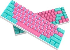 60% Percent Gaming Keyboard Mechanical with Linear Red Switch, 61Keys ... picture