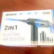 Inland 2-in-1 Electric Air Duster Duster & Vacuum All-Purpose MPN 29070 picture