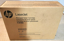 HP W9008MC Black Hi Yield Toner Cartridge Genuine New Open Box Sealed Holder picture